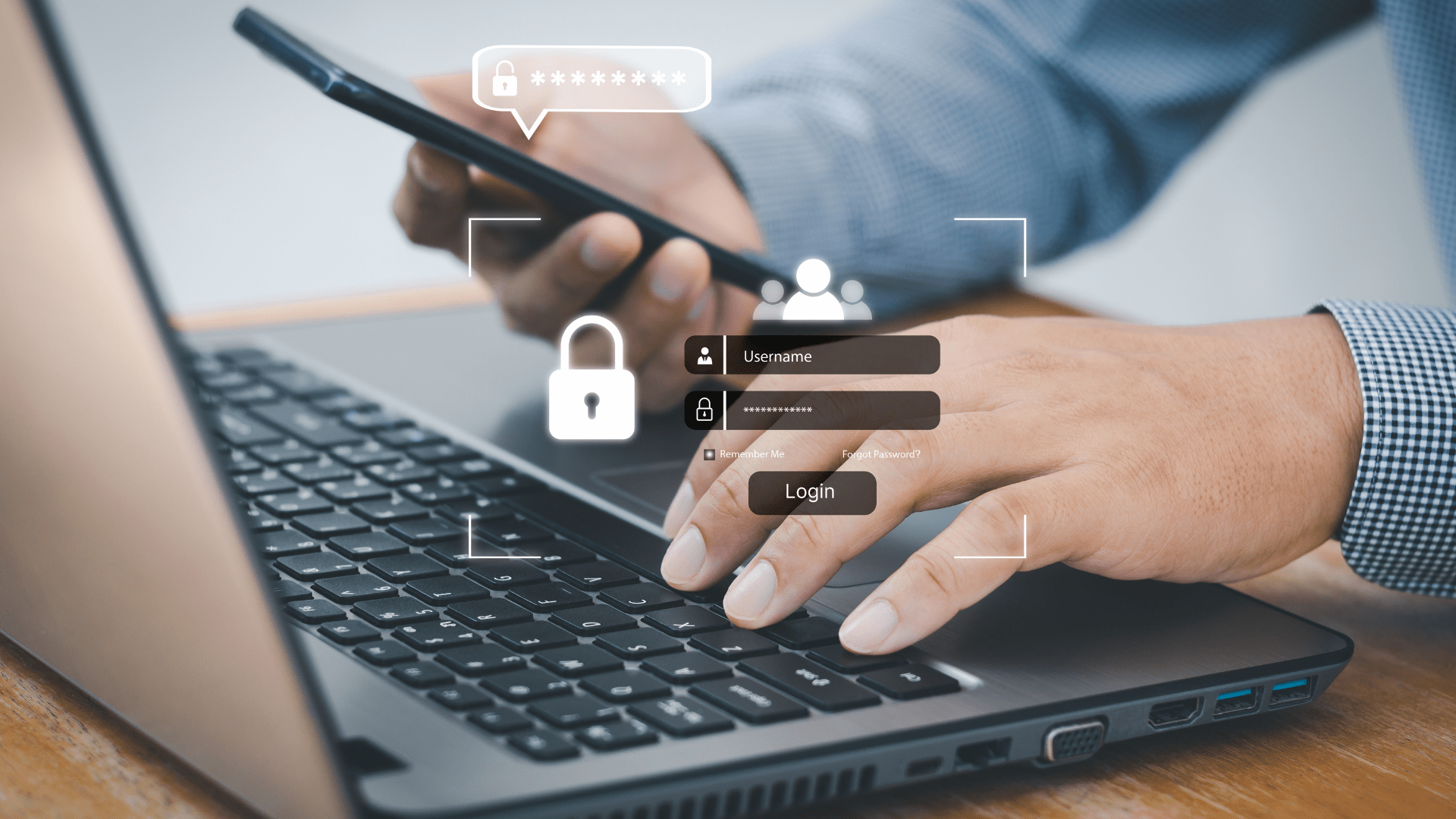 Connexion à un compte avec double authentification (2FA) via smartphone et ordinateur